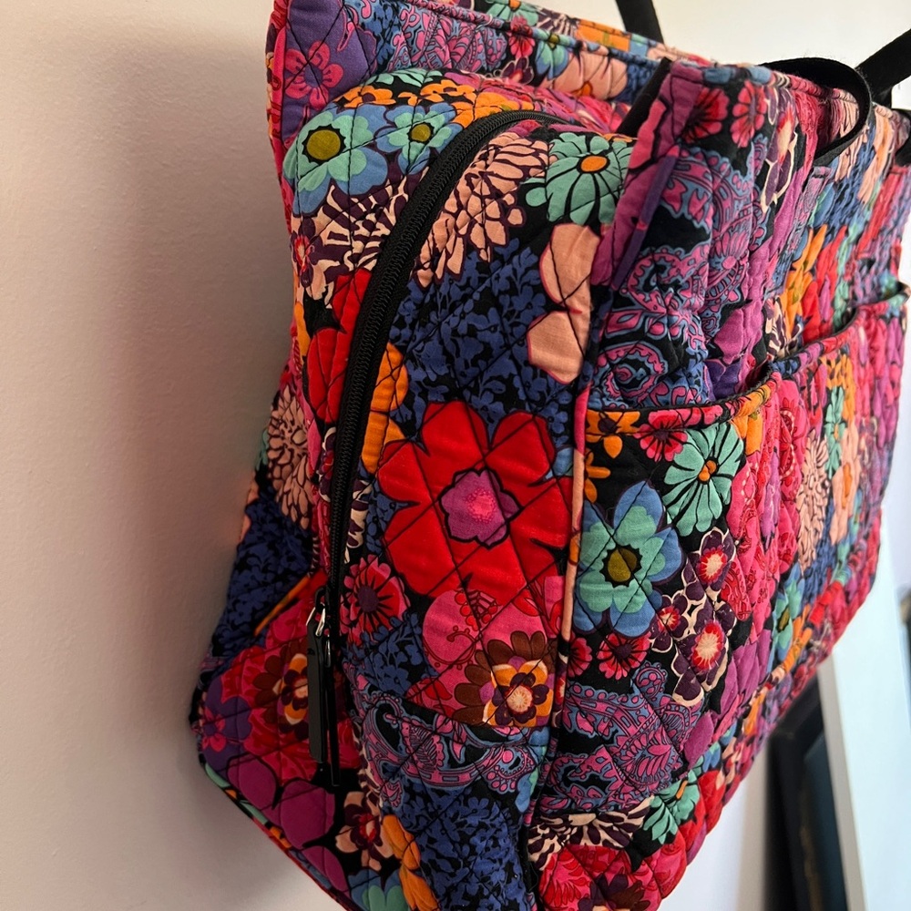 Vera Bradley Triple Compartment Travel Bag in Fiesta Floral Print - Picture 2 of 6